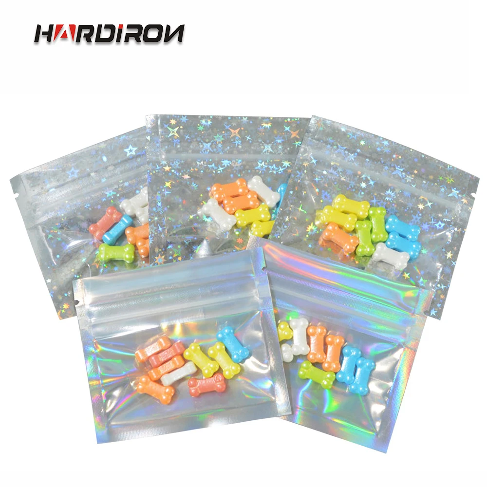 100pcs Mini Flat Herb Powder Packaging Bag Heat Sealable Small Aluminum Foil Zip Lock Plastic Laser Rainbow Holographic Pouch
100pcs Mini Flat Herb Powder Packaging Bag Heat Sealable Small Aluminum Foil Zip Lock Plastic Laser Rainbow Holographic Pouch