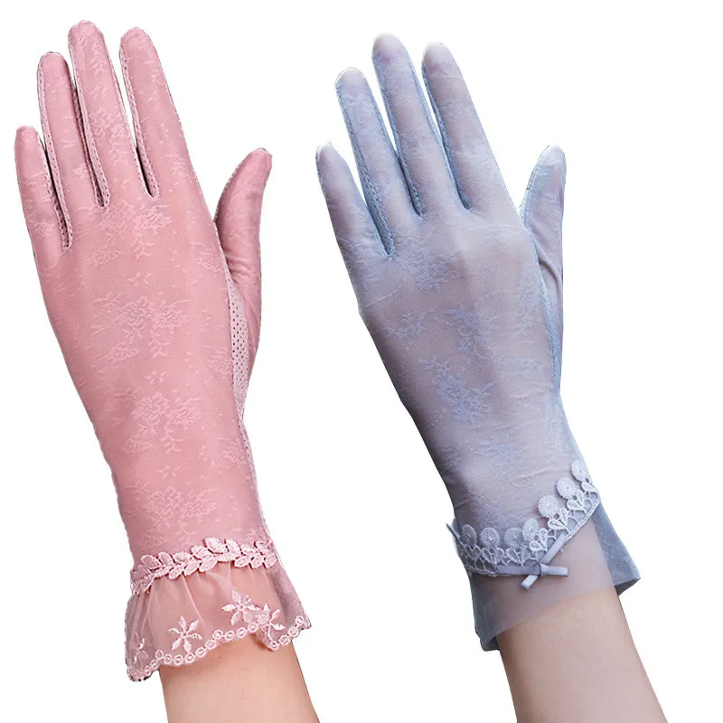 Women Sexy Short Sun Gloves Spring Summer UV Sunscreen Fashion Ice Silk Lace Gloves Driving Thin Touch Screen Elegant Gloves
Women Sexy Short Sun Gloves Spring Summer UV Sunscreen Fashion Ice Silk Lace Gloves Driving Thin Touch Screen Elegant Gloves