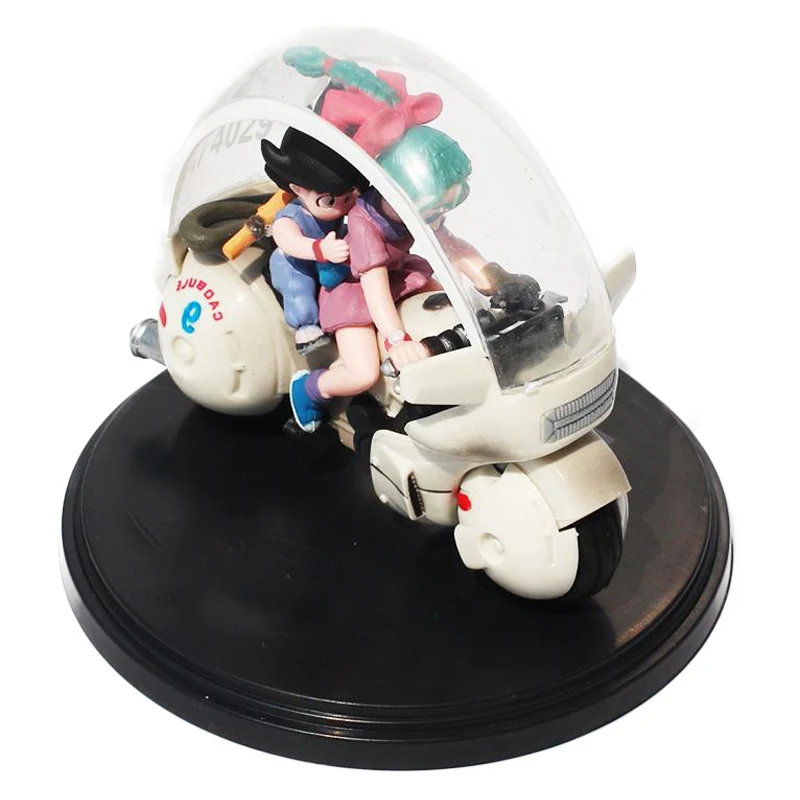Bandai Anime Dragon Ball Kawaii Son Goku Bulma Riding A Motorcycle18cmPVC Figurine Model Decoration Children's Gift
Bandai Anime Dragon Ball Kawaii Son Goku Bulma Riding A Motorcycle18cmPVC Figurine Model Decoration Children's Gift