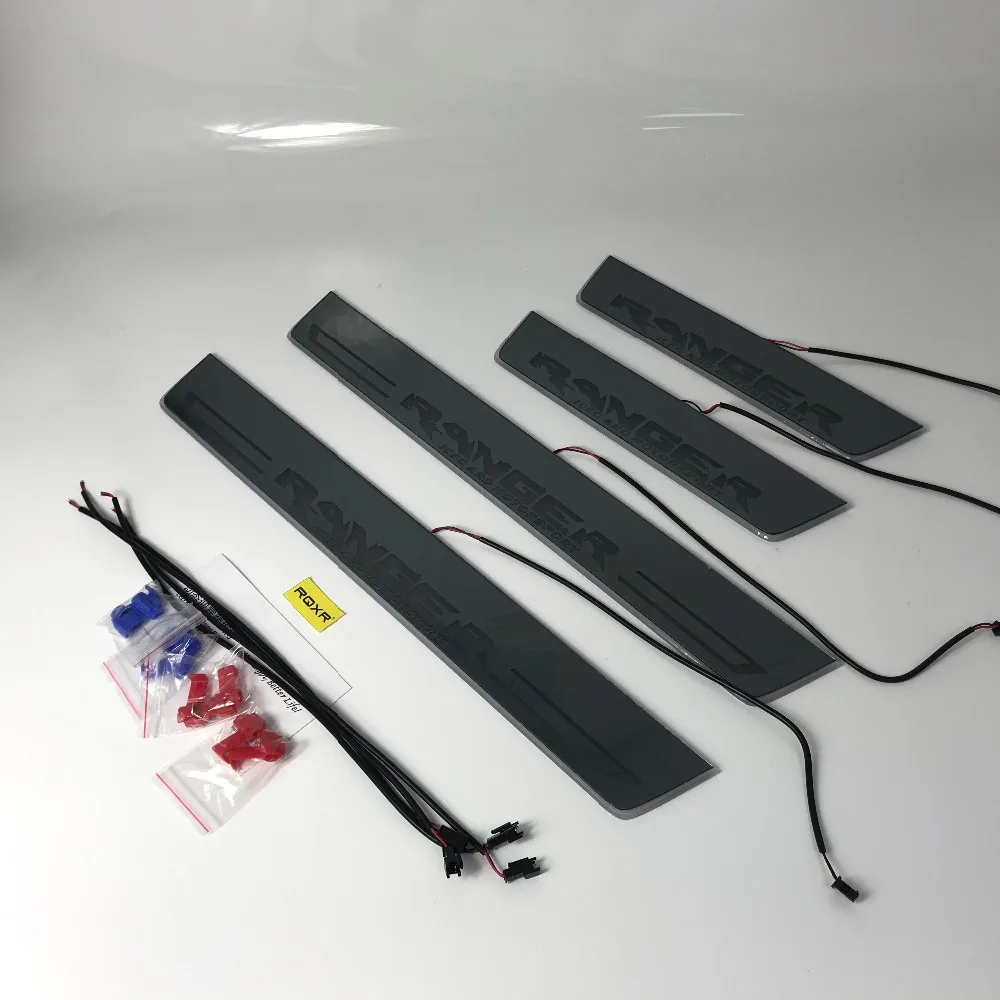 Osmrk led moving door scuff for Ford ranger dynamic door sill plate flat lining overlays guards flowing/fixed light
Osmrk led moving door scuff for Ford ranger dynamic door sill plate flat lining overlays guards flowing/fixed light
