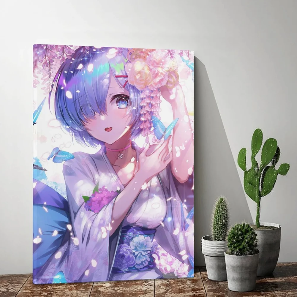 HD Printed Rem Poster Home Decor Wall Art Re Zero Canvas Painting Bedroom Bedside Background Modular Anime Girl Pictures Frame
HD Printed Rem Poster Home Decor Wall Art Re Zero Canvas Painting Bedroom Bedside Background Modular Anime Girl Pictures Frame