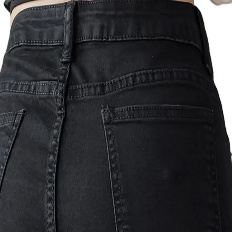 Summer New Style Women's Denim High Waist Stretch Five-point Jeans Fashion Skinny Hot-selling Street Personality Ripped Shorts
Summer New Style Women's Denim High Waist Stretch Five-point Jeans Fashion Skinny Hot-selling Street Personality Ripped Shorts