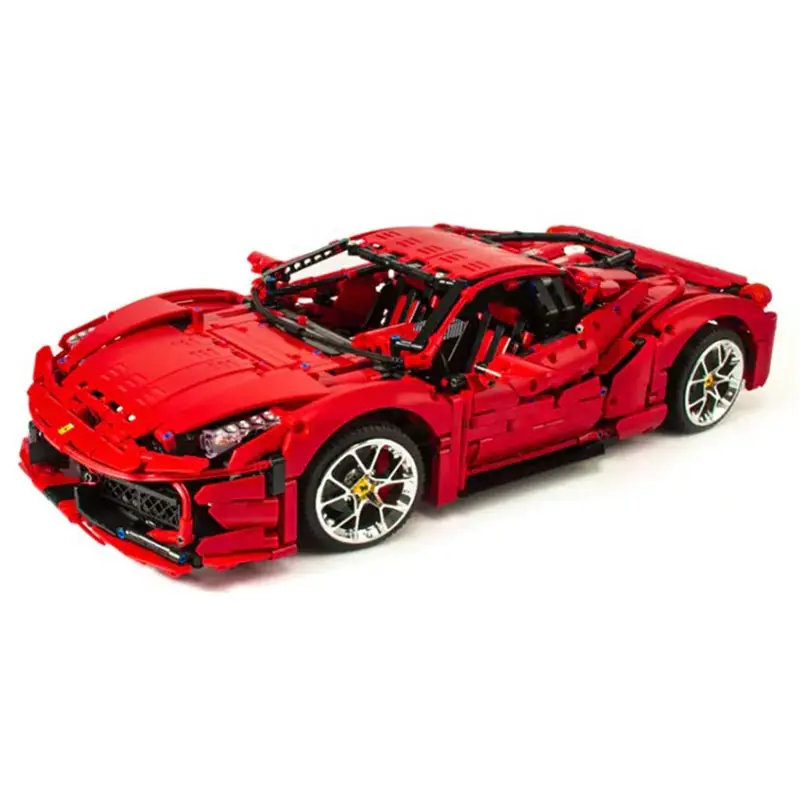The 1:8 Red 3380PCS Super Speed Sports Racing Car Fast Vehicle Model Building Blocks Technical Bricks MOC Set Gifts Kids Toys
The 1:8 Red 3380PCS Super Speed Sports Racing Car Fast Vehicle Model Building Blocks Technical Bricks MOC Set Gifts Kids Toys