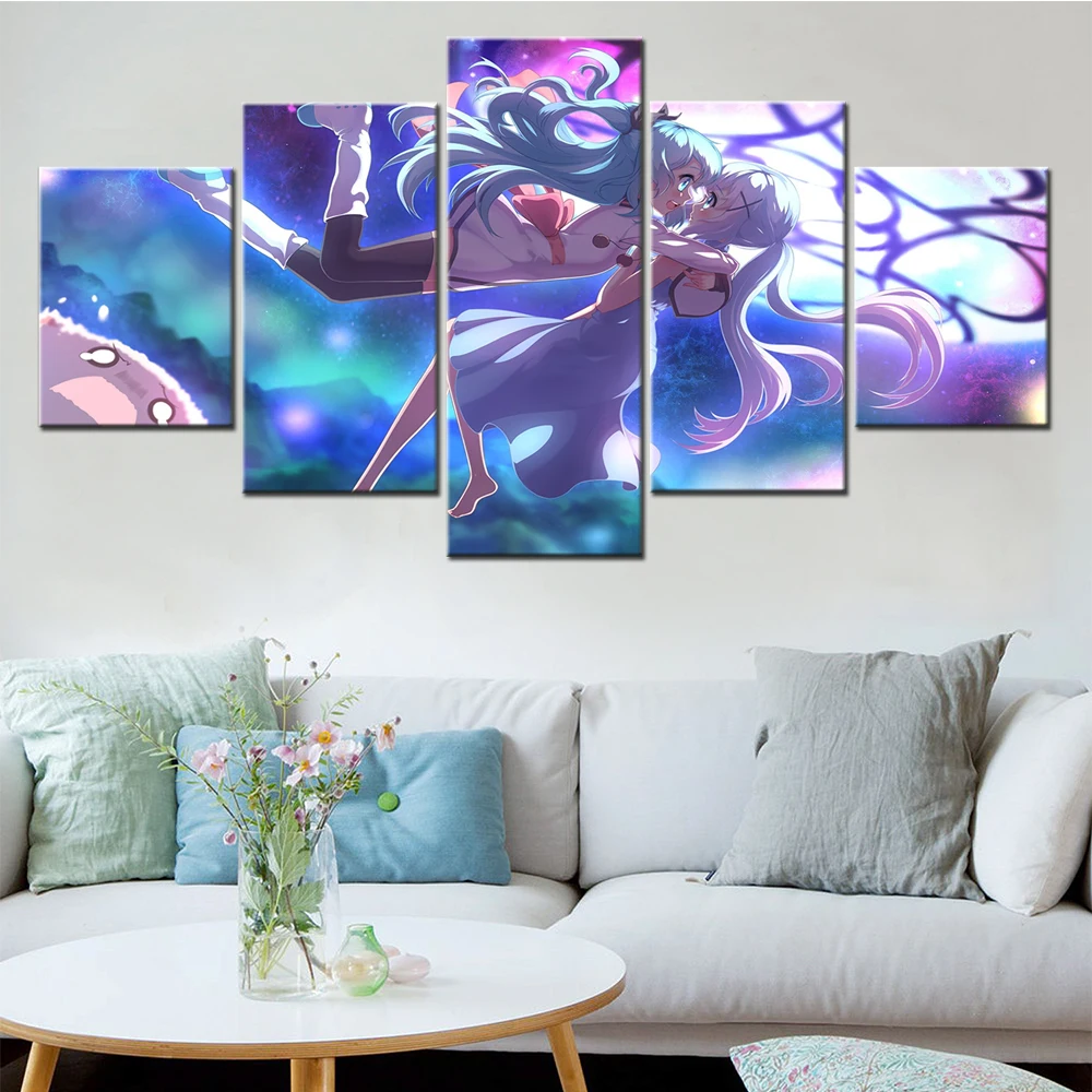 5 Piece Painting Canvas Japan Cartoons Anime Girls Under The Stars Posters Living Room Modern Wall Art Decoration Home Pictures
5 Piece Painting Canvas Japan Cartoons Anime Girls Under The Stars Posters Living Room Modern Wall Art Decoration Home Pictures