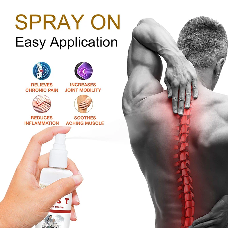 60ML Joint Gout Spray Herbal Extract Pain Relief Mist Body Care Spray for Knees Joints Lower Back External Use Health Care
60ML Joint Gout Spray Herbal Extract Pain Relief Mist Body Care Spray for Knees Joints Lower Back External Use Health Care