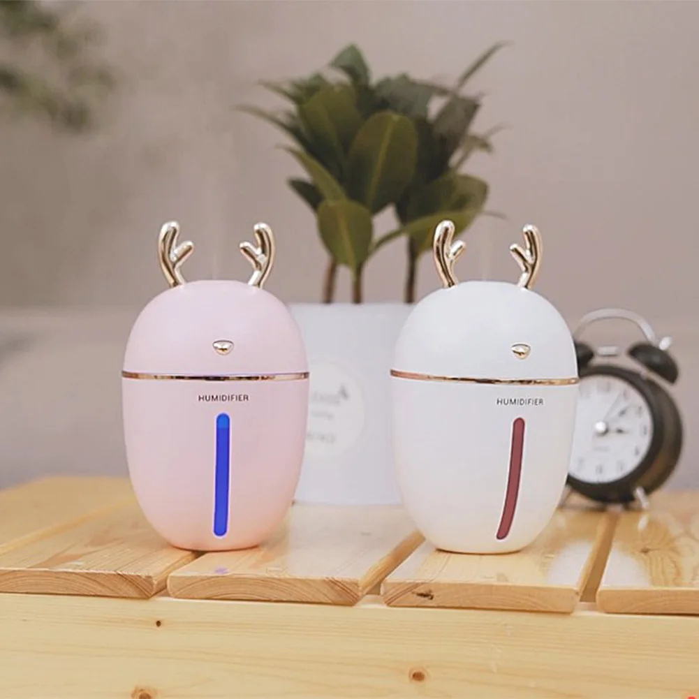 450ml Cute Deer Air Humidifier USB Aroma Essential Oil Diffuser with Night Light for Home Office
450ml Cute Deer Air Humidifier USB Aroma Essential Oil Diffuser with Night Light for Home Office