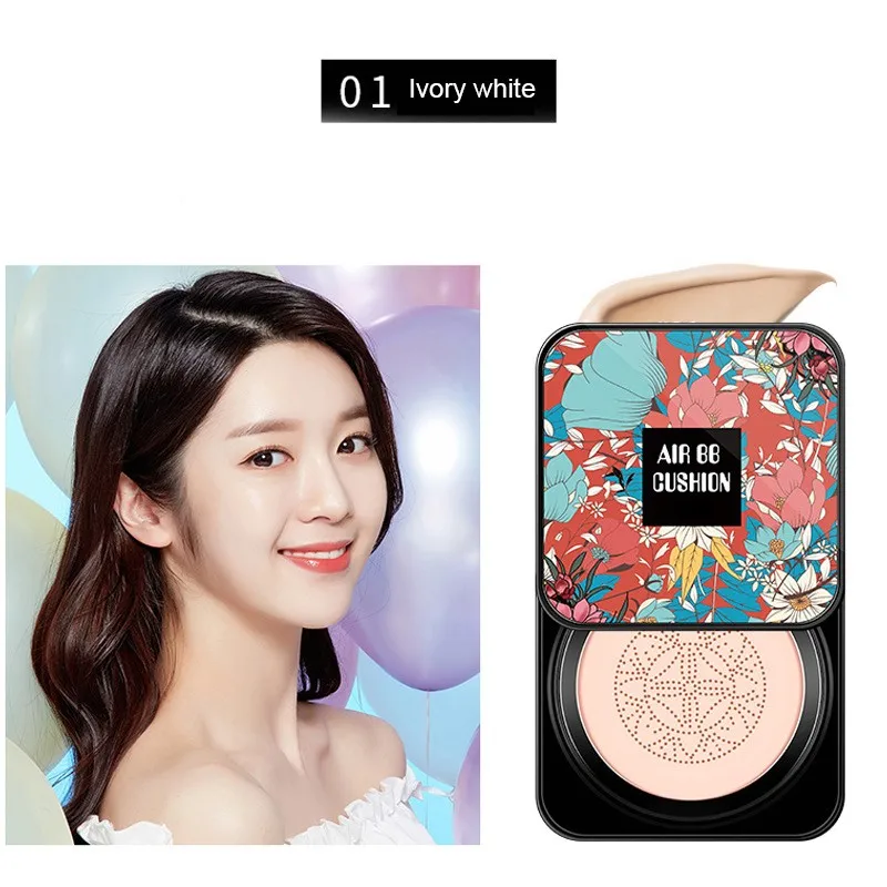 BB Air Cushion Foundation Mushroom Head CC Cream Concealer Whitening Makeup Cosmetic Waterproof Brighten Face Base Tone
BB Air Cushion Foundation Mushroom Head CC Cream Concealer Whitening Makeup Cosmetic Waterproof Brighten Face Base Tone