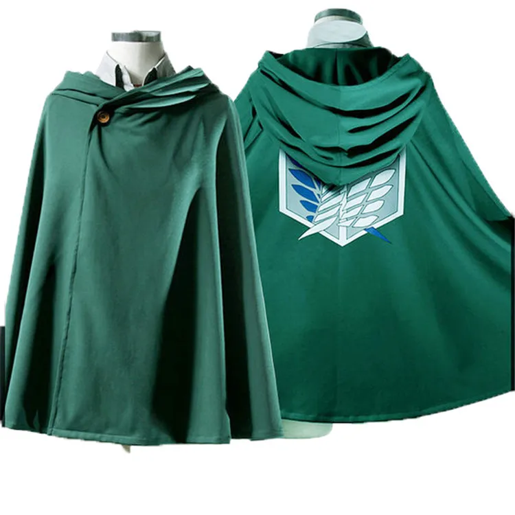 Распродажа аниме атака на титанов плащ Shingeki no Kyojin скаутский легион Aren/Levi накидки