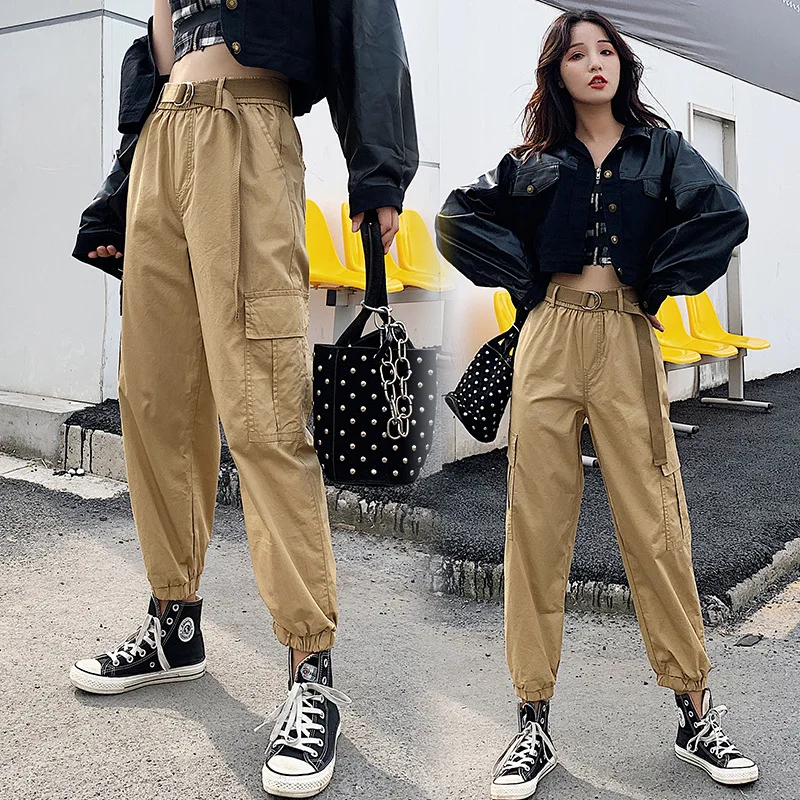 Spring Fall 2021 Women Clothing Retro Streetwear Women Slim-fit Wide Leg Pants Army Green Military Style Daily Outdoor Clothes
Spring Fall 2021 Women Clothing Retro Streetwear Women Slim-fit Wide Leg Pants Army Green Military Style Daily Outdoor Clothes
