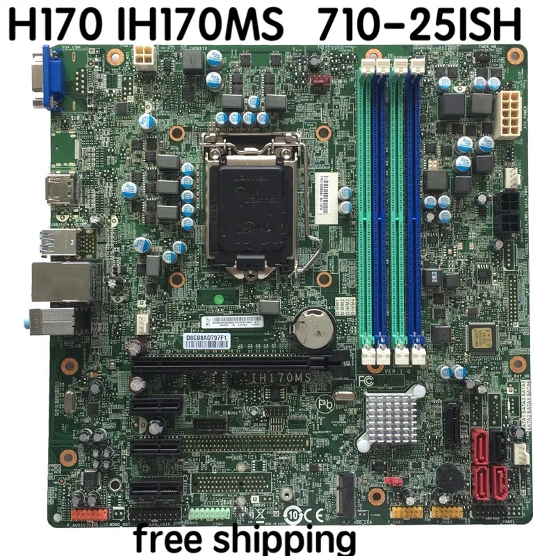 Материнская плата IH170MS для lenovo 710-25ISH, материнская плата на 100% протестирована, полностью работает
Материнская плата IH170MS для lenovo 710-25ISH, материнская плата на 100% протестирована, полностью работает