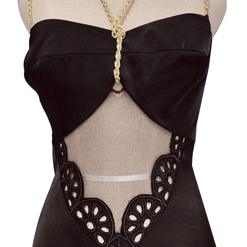 VGH Hollow Out Sling Summer Dress For Women Square Collar Sleeveless High Waist Sexy Slim Dresses Female Fashion New Clothing
VGH Hollow Out Sling Summer Dress For Women Square Collar Sleeveless High Waist Sexy Slim Dresses Female Fashion New Clothing