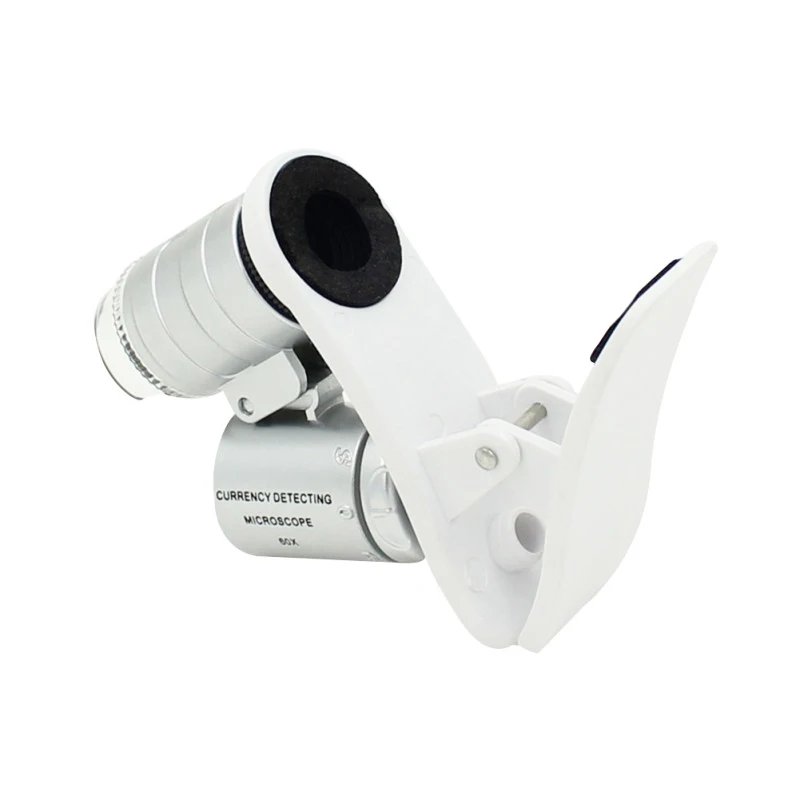 New 60X Mobile Optical Zoom Magnifier Universal Mobile Phone Microscope Macro Lens Micro Camera Clip LED Lenses For Mobile Phone
New 60X Mobile Optical Zoom Magnifier Universal Mobile Phone Microscope Macro Lens Micro Camera Clip LED Lenses For Mobile Phone
