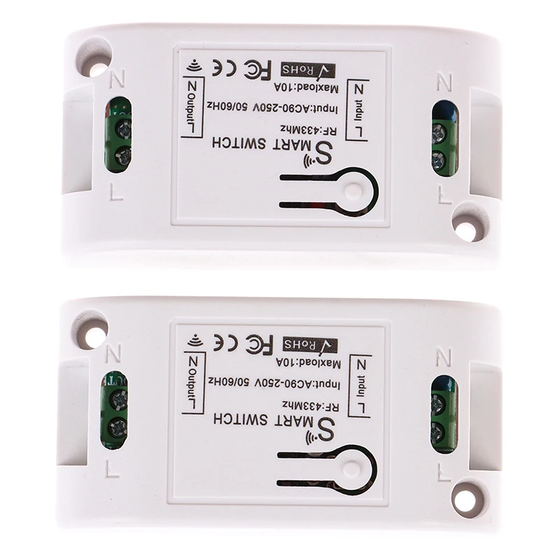 433 Mhz RF Smart Switch Wireless RF Receiver Timer Relay Phone Remote Control High Quality Hot Sale
433 Mhz RF Smart Switch Wireless RF Receiver Timer Relay Phone Remote Control High Quality Hot Sale