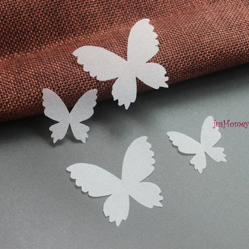 100PCS white Organza Fabric Butterfly Appliques Single-layer Translucent Chiffon Butterfly for Wedding Party Decor
100PCS white Organza Fabric Butterfly Appliques Single-layer Translucent Chiffon Butterfly for Wedding Party Decor