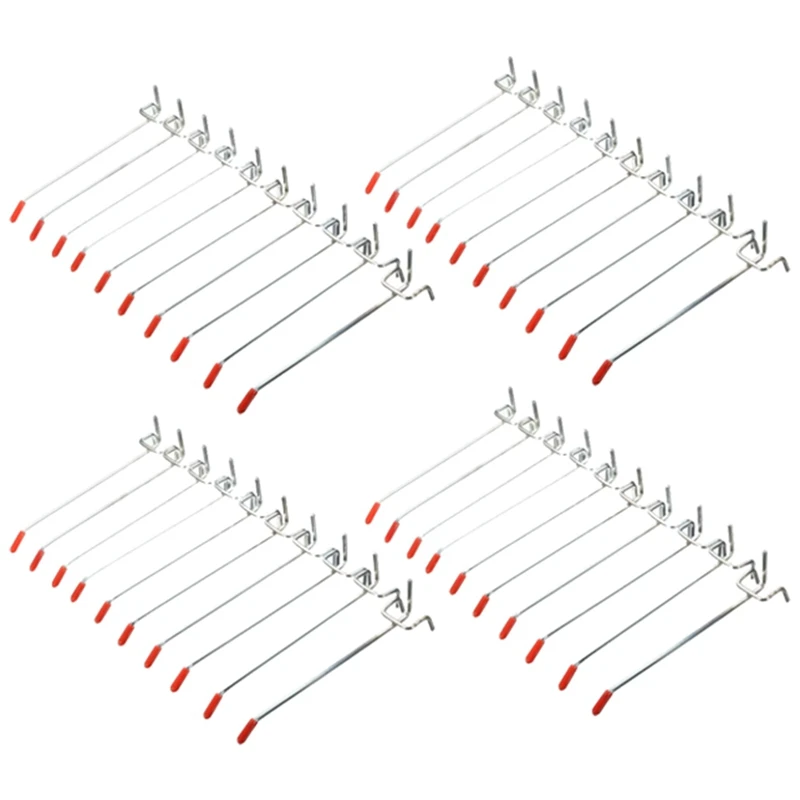 40Pcs Single Pegboard Hooks 150mm Board Slat Wall Retail Display Shop Peg Fits 25mm
40Pcs Single Pegboard Hooks 150mm Board Slat Wall Retail Display Shop Peg Fits 25mm