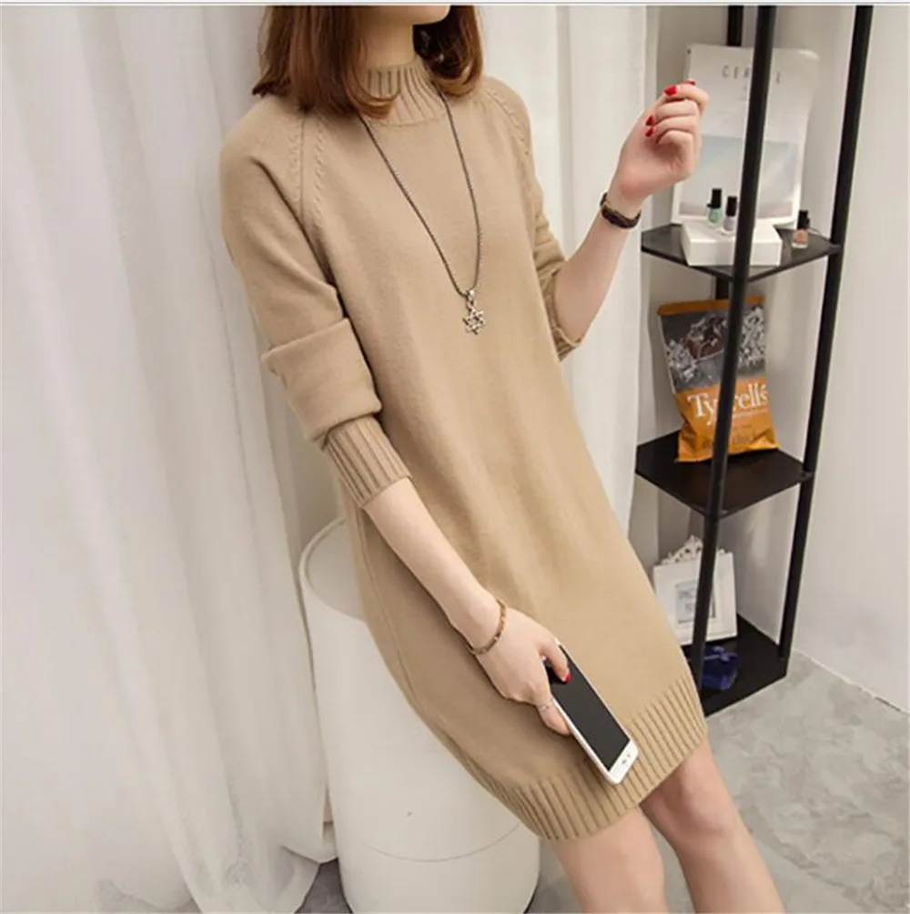 M.Y.FANTASY 2021 Mid-Length Pullover Women's Autumn And Winter Women's New Style Korean Loose SolidColor Sweater Round Neck Base
M.Y.FANTASY 2021 Mid-Length Pullover Women's Autumn And Winter Women's New Style Korean Loose SolidColor Sweater Round Neck Base