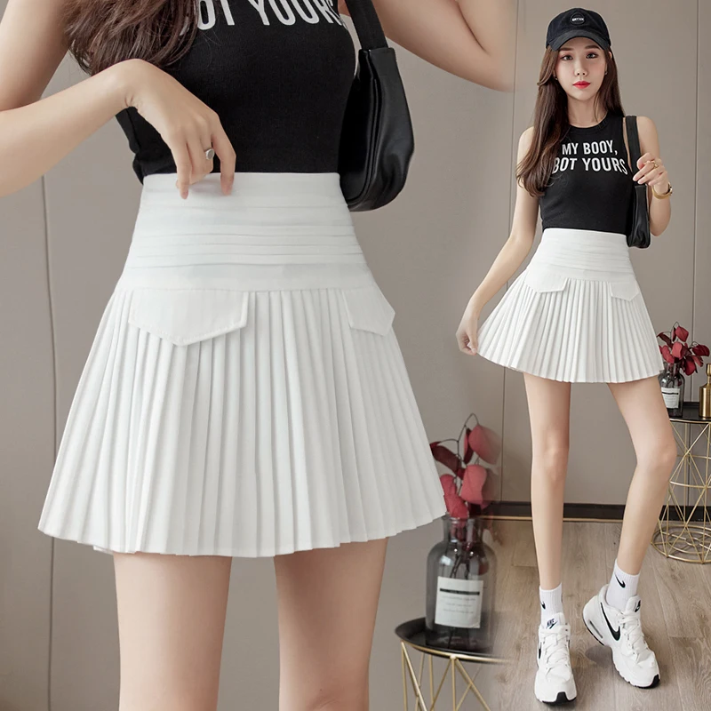 2021 Korean Style Women Summer Elegant Solid High Waist Slim Skirt Fashion Casual Sexy Pleated A Line Skirt
2021 Korean Style Women Summer Elegant Solid High Waist Slim Skirt Fashion Casual Sexy Pleated A Line Skirt
