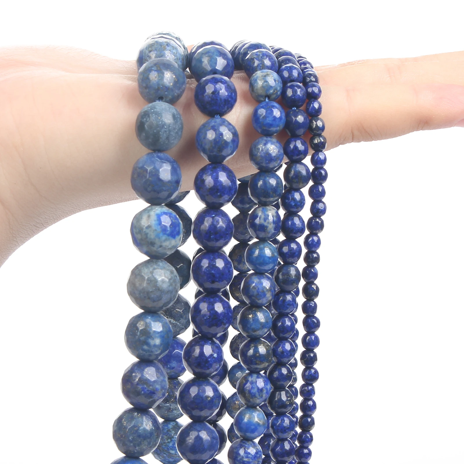 Lapis Lazuli Natural Stone Beads Faceted Round Loose Spacer Beads For Jewelry Making DIY Charm Bracelets Necklace Accessories
Lapis Lazuli Natural Stone Beads Faceted Round Loose Spacer Beads For Jewelry Making DIY Charm Bracelets Necklace Accessories