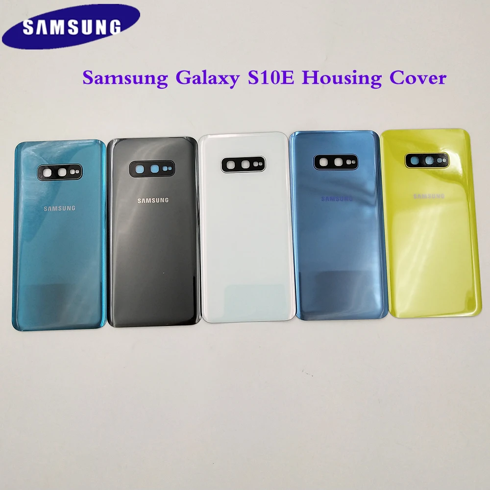 Оригинальная Задняя стеклянная крышка батарейного отсека SAMSUNG Galaxy S10E, корпус заднего корпуса для Samsung S10e, Задняя стеклянная крышка с объекти...
Оригинальная Задняя стеклянная крышка батарейного отсека SAMSUNG Galaxy S10E, корпус заднего корпуса для Samsung S10e, Задняя стеклянная крышка с объекти...