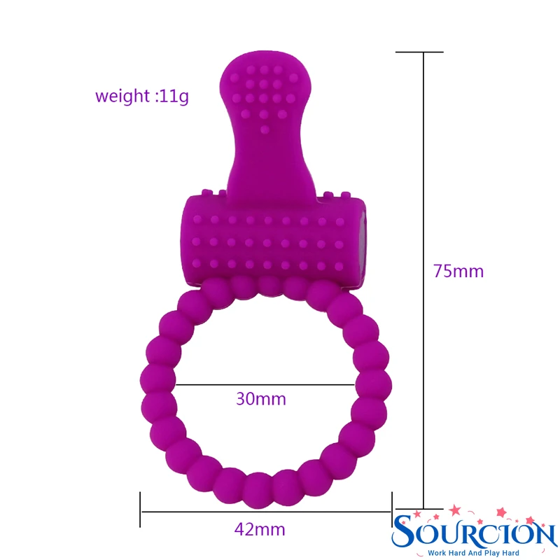 Кольцо для пениса SWT интенсивная стимуляция клитора силиконовый вибратор