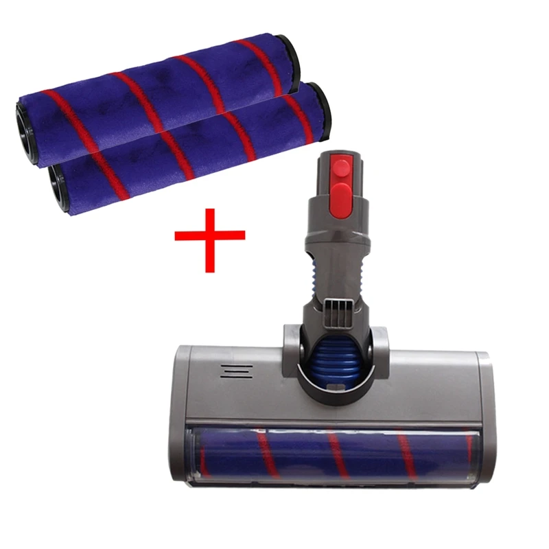 Soft Roller Head Quick Release Electric Floor Head for Dyson V7 V8 V10 V11 Vacuum Cleaner Parts with 2 Roller Brush
Soft Roller Head Quick Release Electric Floor Head for Dyson V7 V8 V10 V11 Vacuum Cleaner Parts with 2 Roller Brush