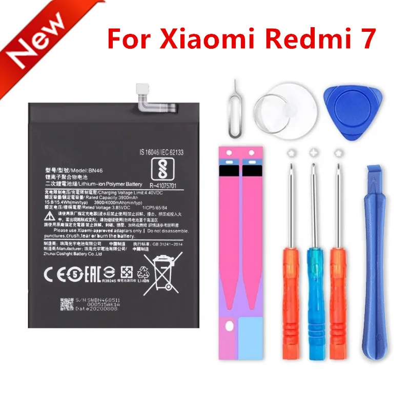 Новый Сменный аккумулятор BN46 для Xiaomi Redmi Note8 Note 8T 8 Redmi 7 Redmi7 Note 6 Note6 Оригинальный аккумулятор для телефона 4000 мАч
Новый Сменный аккумулятор BN46 для Xiaomi Redmi Note8 Note 8T 8 Redmi 7 Redmi7 Note 6 Note6 Оригинальный аккумулятор для телефона 4000 мАч