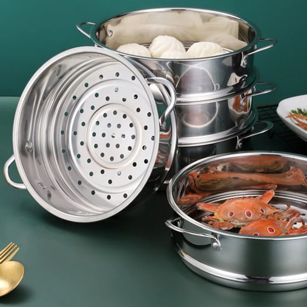 24cm 304 Stainless Steel Steamer Basket With Double Ear Pot Steamed Grid Rice Cooker Steamer Kitchen Cooking Tools
24cm 304 Stainless Steel Steamer Basket With Double Ear Pot Steamed Grid Rice Cooker Steamer Kitchen Cooking Tools