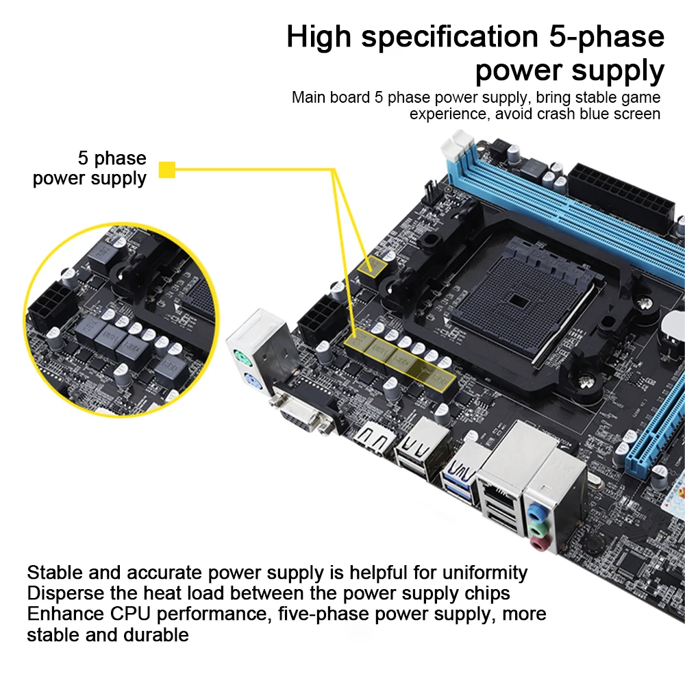 HUANANZHI A88 Computer Motherboard M-ATX Dual Channels DRR3 USB 3.0 SATA Cable 3.0 Desktop Mainboard for AMD 906 FM2/FM2 CPU
HUANANZHI A88 Computer Motherboard M-ATX Dual Channels DRR3 USB 3.0 SATA Cable 3.0 Desktop Mainboard for AMD 906 FM2/FM2 CPU