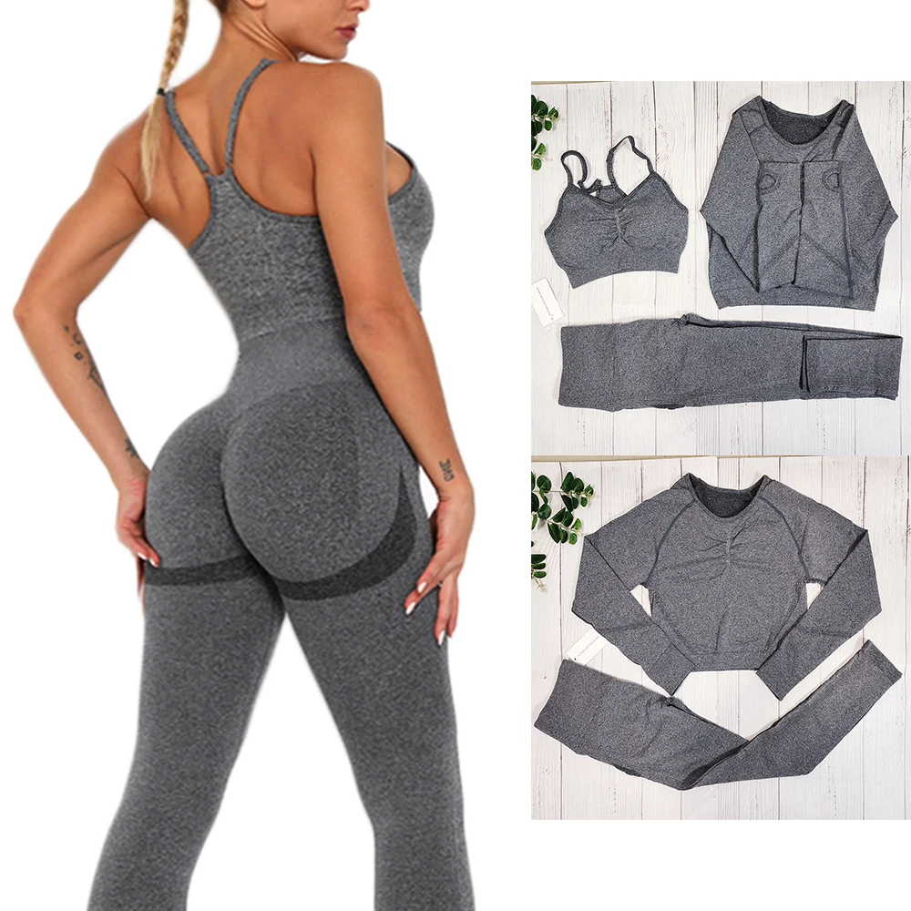 Full set of women's sports suit without sewing clothes fitness sports suit women's training fitness tights fitness
Full set of women's sports suit without sewing clothes fitness sports suit women's training fitness tights fitness