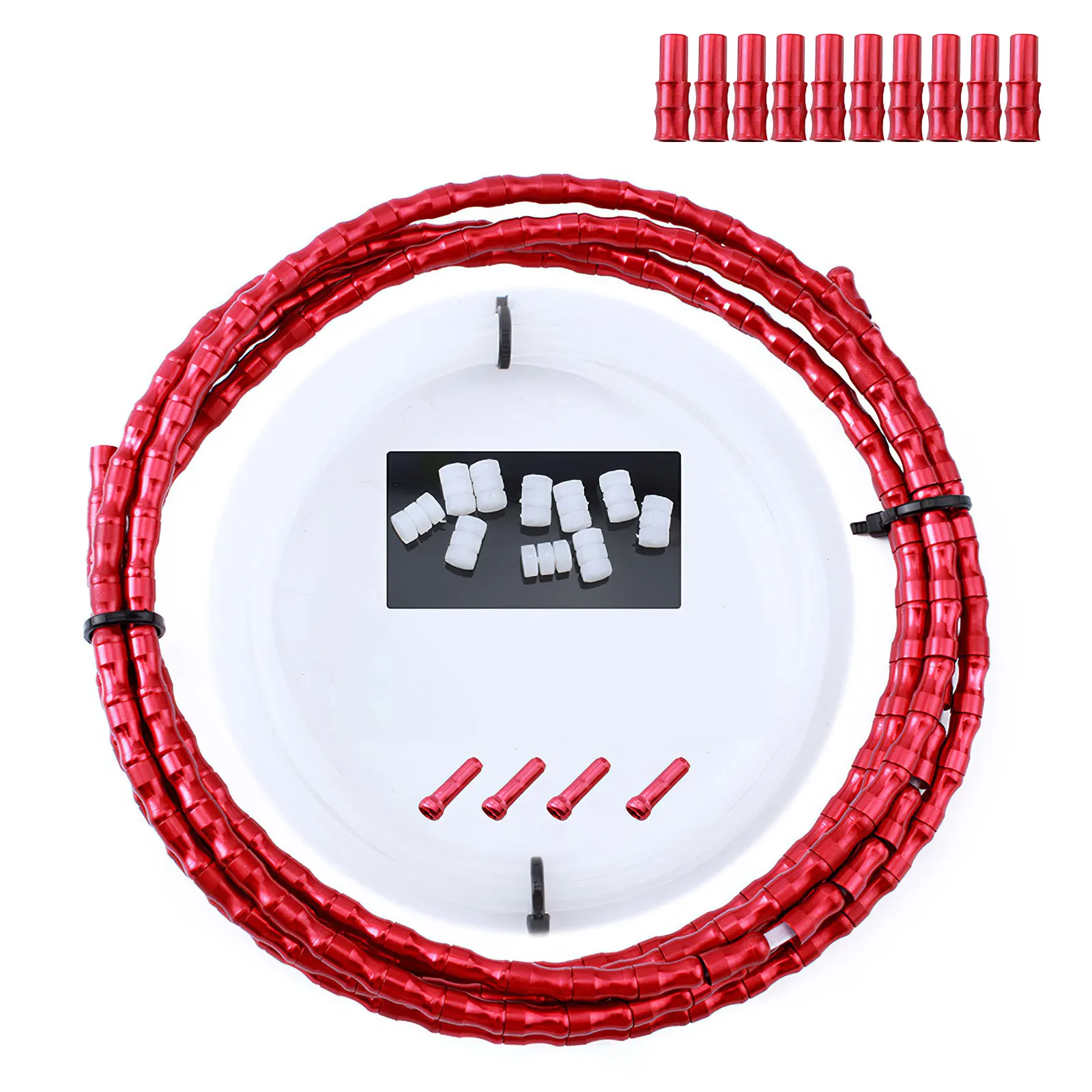 Bicycle Fishbone Line Tube Wearable Variable Speed Brake Line Tube Folding Aluminum Alloy Wire Tube Modification For Outdoor
Bicycle Fishbone Line Tube Wearable Variable Speed Brake Line Tube Folding Aluminum Alloy Wire Tube Modification For Outdoor