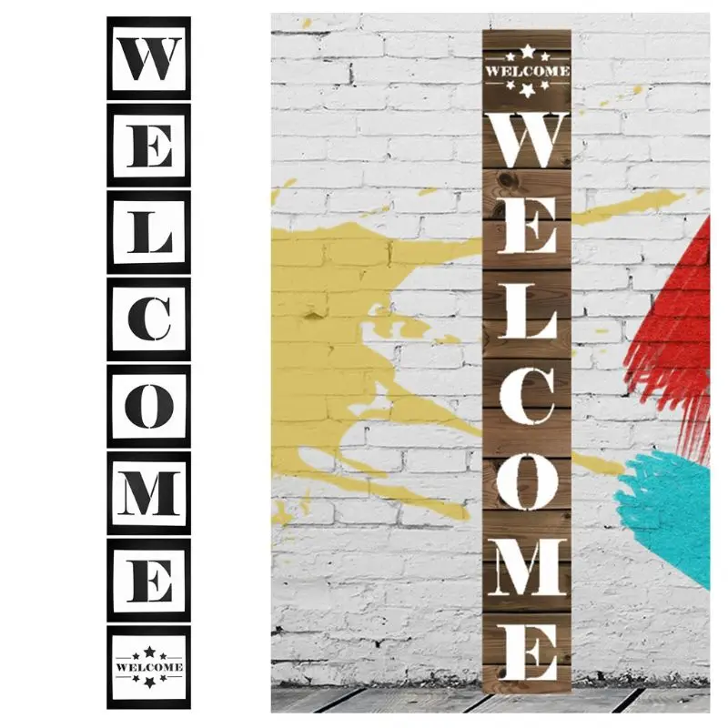 8pcs/set Uppercase Letter Stencils Templates Signs DIY Painting for Restaurant K3KB
8pcs/set Uppercase Letter Stencils Templates Signs DIY Painting for Restaurant K3KB