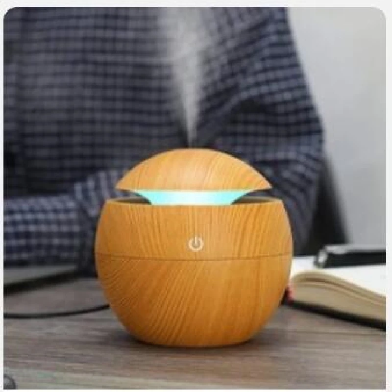 

130ML USB Aroma Diffuser Ultrasonic Cool Mist Humidifier Air Purifier 7 Color Change LED Night light for Office Home
