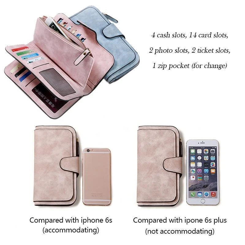 Fashionable Women Large Capacity Purse Long Tri-fold Multi-pocket Female Multi-function Wallet 19x2x9cm
Fashionable Women Large Capacity Purse Long Tri-fold Multi-pocket Female Multi-function Wallet 19x2x9cm