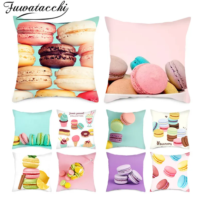 Fuwatacchi Biscuits Polyester Pillow Cover Delicious Tempting Cushion Cover for Sofa Home and Car Decoration Decor Pillow Case
Fuwatacchi Biscuits Polyester Pillow Cover Delicious Tempting Cushion Cover for Sofa Home and Car Decoration Decor Pillow Case