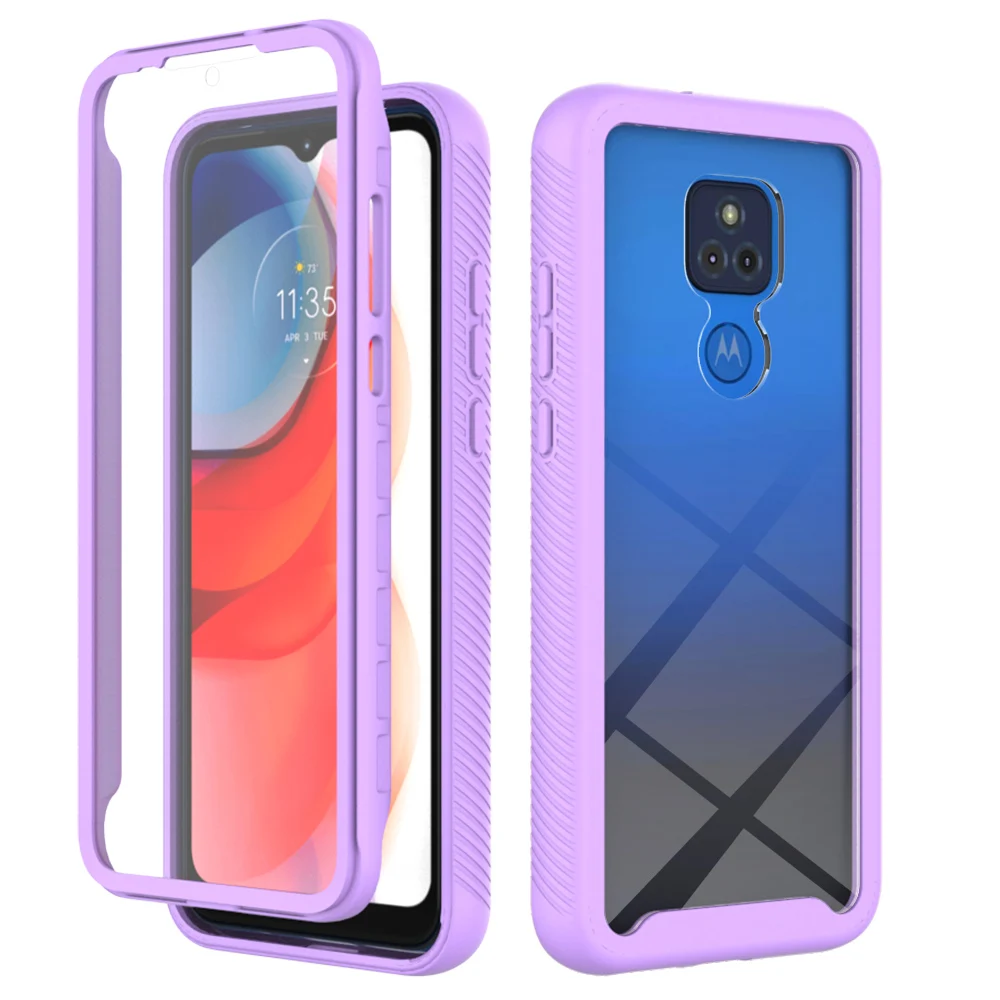 Phone Case For Motorola G9 E7 G Power Play Plus Stylus One 5G ACE 2021 360 Three in one PET Protective Film Anti Fall Case Cover
Phone Case For Motorola G9 E7 G Power Play Plus Stylus One 5G ACE 2021 360 Three in one PET Protective Film Anti Fall Case Cover
