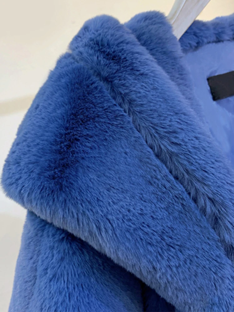Lautaro Winter Long Oversized Warm Blue Faux Fur Coat Women with Big Hood Zipper Front Pocket Loose Casual Korean Fashion 2021
Lautaro Winter Long Oversized Warm Blue Faux Fur Coat Women with Big Hood Zipper Front Pocket Loose Casual Korean Fashion 2021