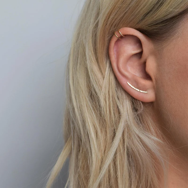 Canner 925 Sterling Silver Ear Cuff Double Earcuff Climber Clip On Earrings For Women Fine Jewelry No Piercing pendientes W4
Canner 925 Sterling Silver Ear Cuff Double Earcuff Climber Clip On Earrings For Women Fine Jewelry No Piercing pendientes W4