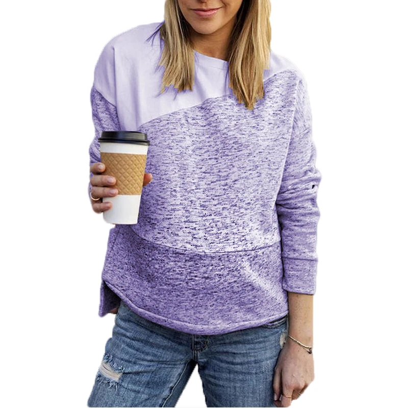 2021 Spring and Autumn Women's Round Neck Irregular Multicolor Mosaic Fashion Women's Long Sleeve No hat Plus Size S-5XL 
2021 Spring and Autumn Women's Round Neck Irregular Multicolor Mosaic Fashion Women's Long Sleeve No hat Plus Size S-5XL