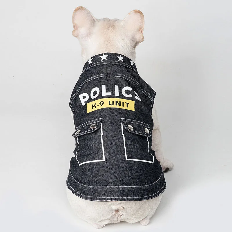 Dog Clothes for Small Dogs Denim Vest for Chihuahua French Bulldog Coat Jean Outfit for Yorkie Cat Jacket Pet Clothing Costume
Dog Clothes for Small Dogs Denim Vest for Chihuahua French Bulldog Coat Jean Outfit for Yorkie Cat Jacket Pet Clothing Costume