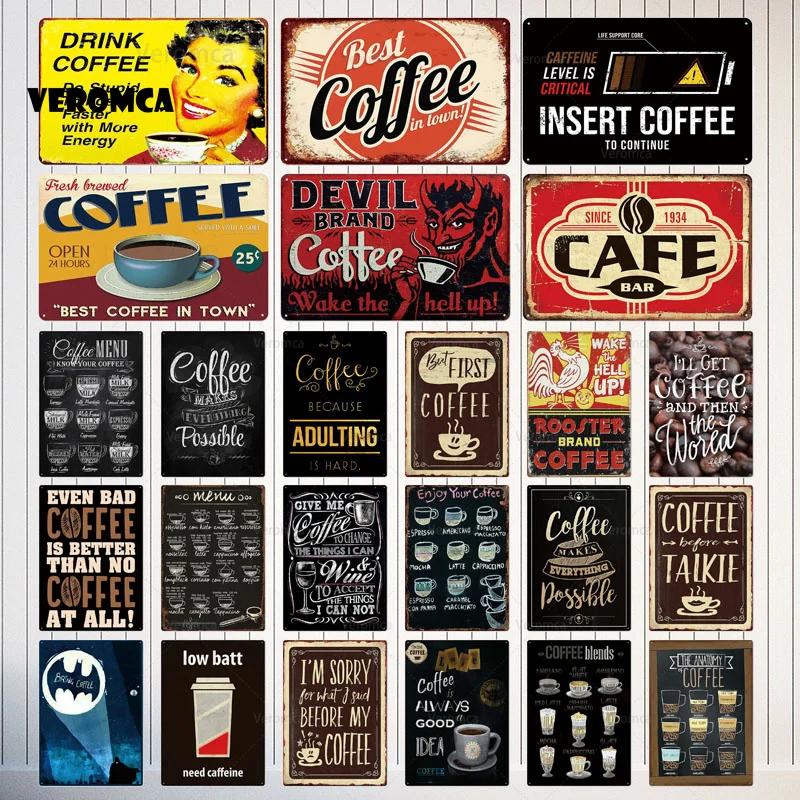 Drink Coffee Tin Sign Vintage Metal Sign Bar House Retro Plates Plaque Metal Wall Stickers Poster Garden Cafe Vintage Room Decor
Drink Coffee Tin Sign Vintage Metal Sign Bar House Retro Plates Plaque Metal Wall Stickers Poster Garden Cafe Vintage Room Decor