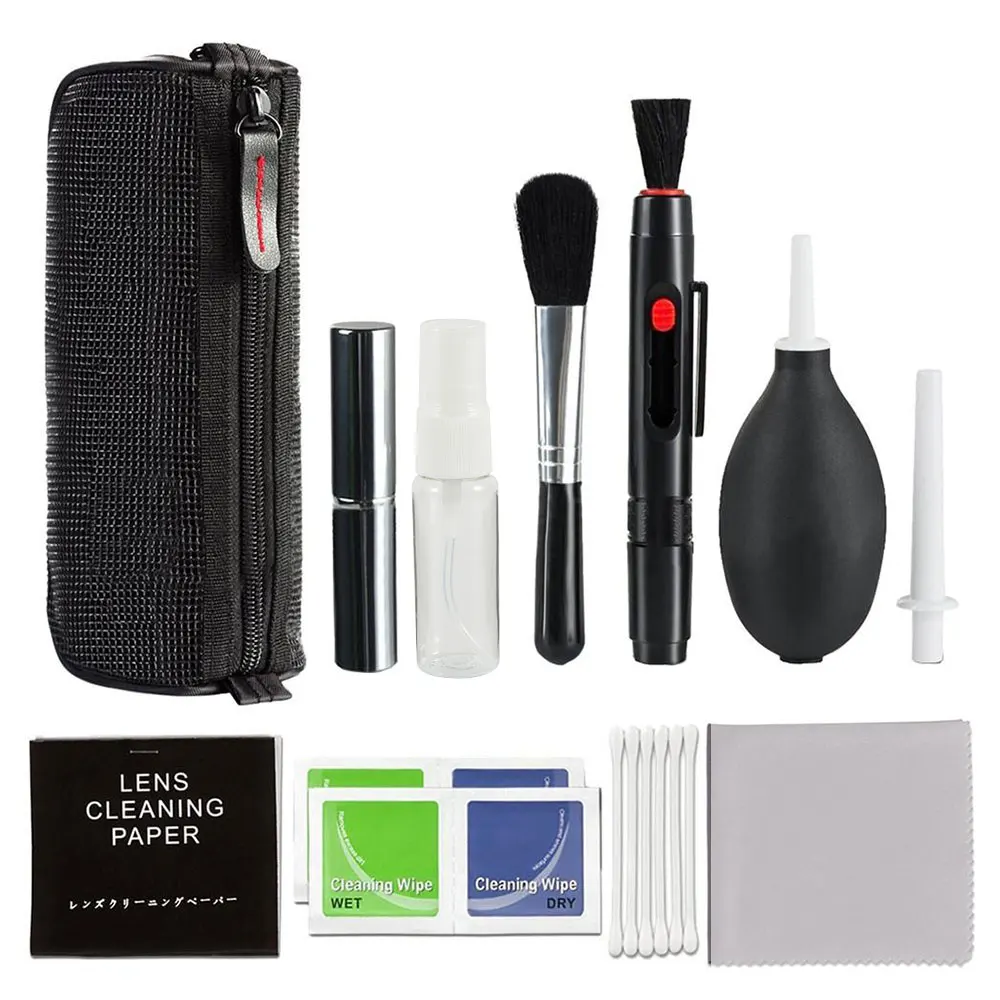 19pcs/set Camera Cleaning Kit Digital Camera Lens Dust Cleaner Brush Set Professional Digital Camera Tools for Canon Sony Nikon
19pcs/set Camera Cleaning Kit Digital Camera Lens Dust Cleaner Brush Set Professional Digital Camera Tools for Canon Sony Nikon