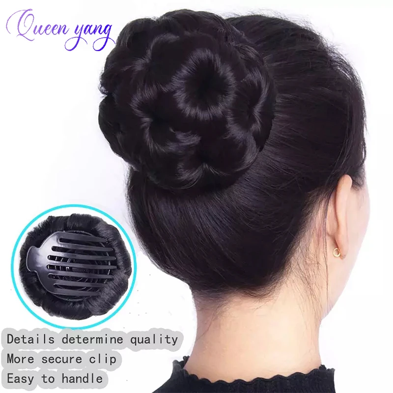 QUEENYANG Synthetic Nine Flowers Hairpin Wig Hair Bundle Straight Ponytail Updo Comb Coiled Donut Hair Ring Wig Head Flower
QUEENYANG Synthetic Nine Flowers Hairpin Wig Hair Bundle Straight Ponytail Updo Comb Coiled Donut Hair Ring Wig Head Flower