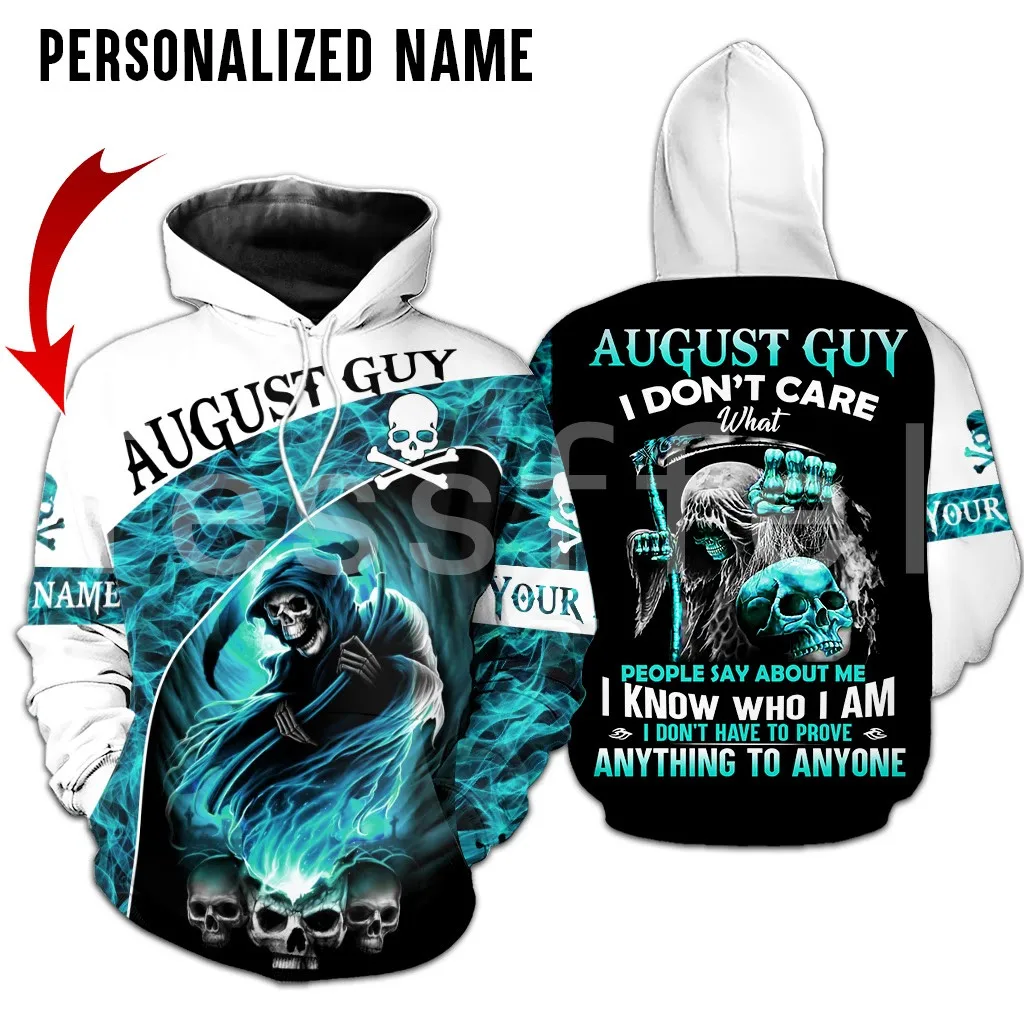 Tessffel August Guy Month Skull Customized Name 3D Printed Men Hooded Sweatshirt Zipper Hoodies Casual Unisex Pullover M08
Tessffel August Guy Month Skull Customized Name 3D Printed Men Hooded Sweatshirt Zipper Hoodies Casual Unisex Pullover M08
