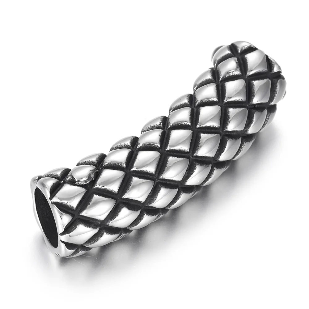 Stainless Steel Tube Slider Beads Polished Netted Curved 9mm Hole Bead Slide Charms Accessories for DIY Jewelry Making
Stainless Steel Tube Slider Beads Polished Netted Curved 9mm Hole Bead Slide Charms Accessories for DIY Jewelry Making