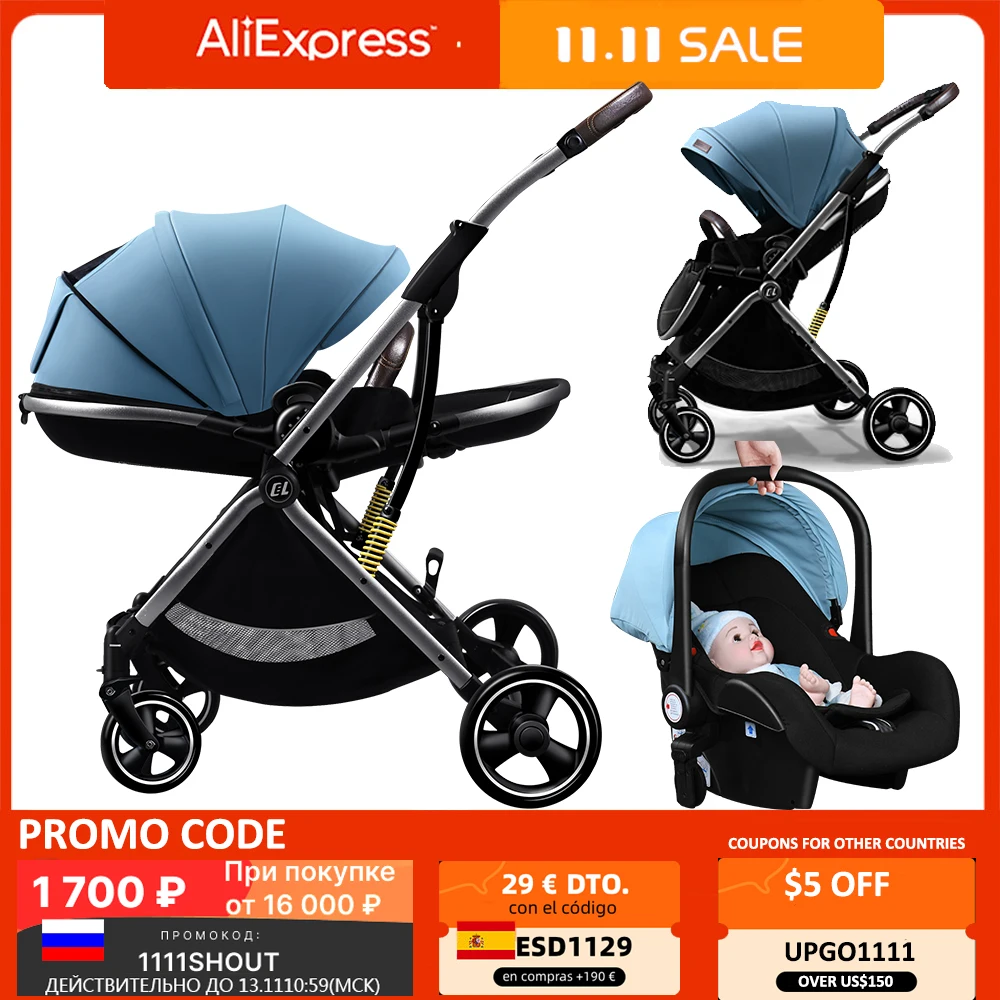 Baby Stroller 3 In 1 Portable Pram Lightweight High Landscape Aluminum Frame Baby Carriage With Carseat For Newborn Free Shippin
Baby Stroller 3 In 1 Portable Pram Lightweight High Landscape Aluminum Frame Baby Carriage With Carseat For Newborn Free Shippin
