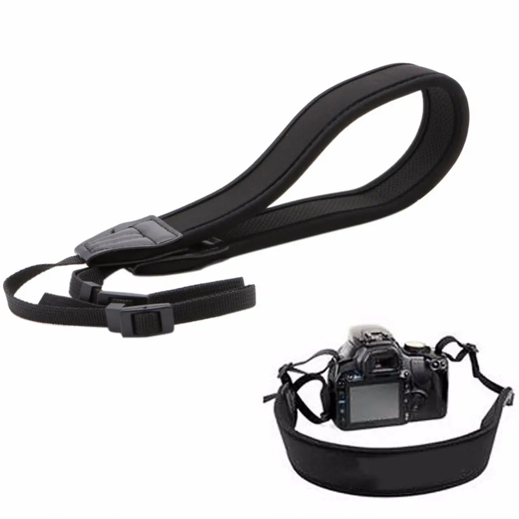 

Эластичный ремень для SLR-камеры Micro-single, поглощающий удар, плечевой ремень, широкий и толстый ремень через шею для Sony, Canon, Nikon, Pentax