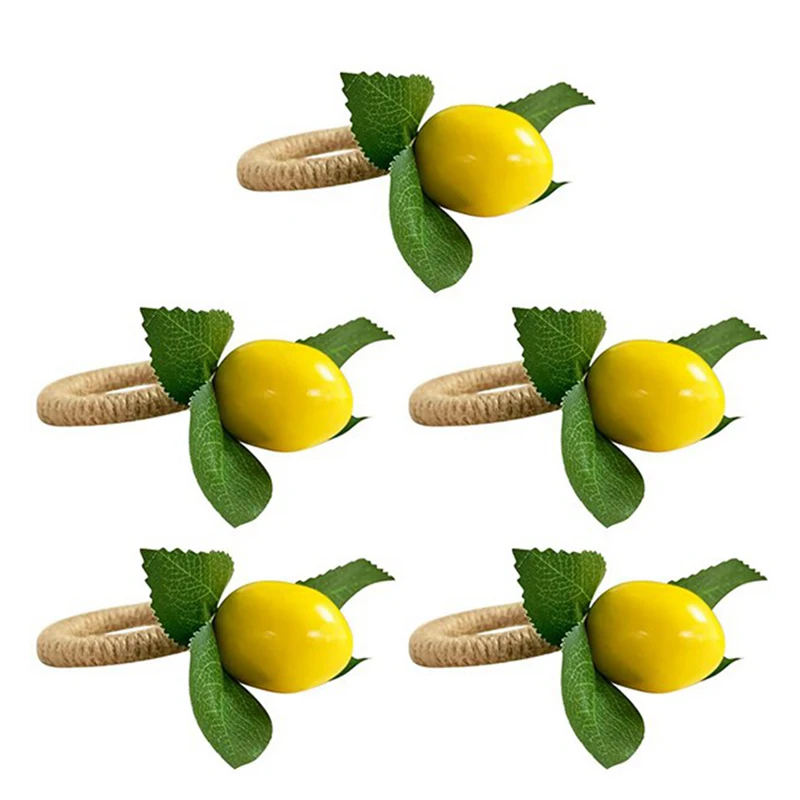 Lemon Napkin Rings Set,Lemon Vine Napkin Rings,Dinning Table Setting Napkin Holder for Home,Dining Table,Holiday Decor
Lemon Napkin Rings Set,Lemon Vine Napkin Rings,Dinning Table Setting Napkin Holder for Home,Dining Table,Holiday Decor