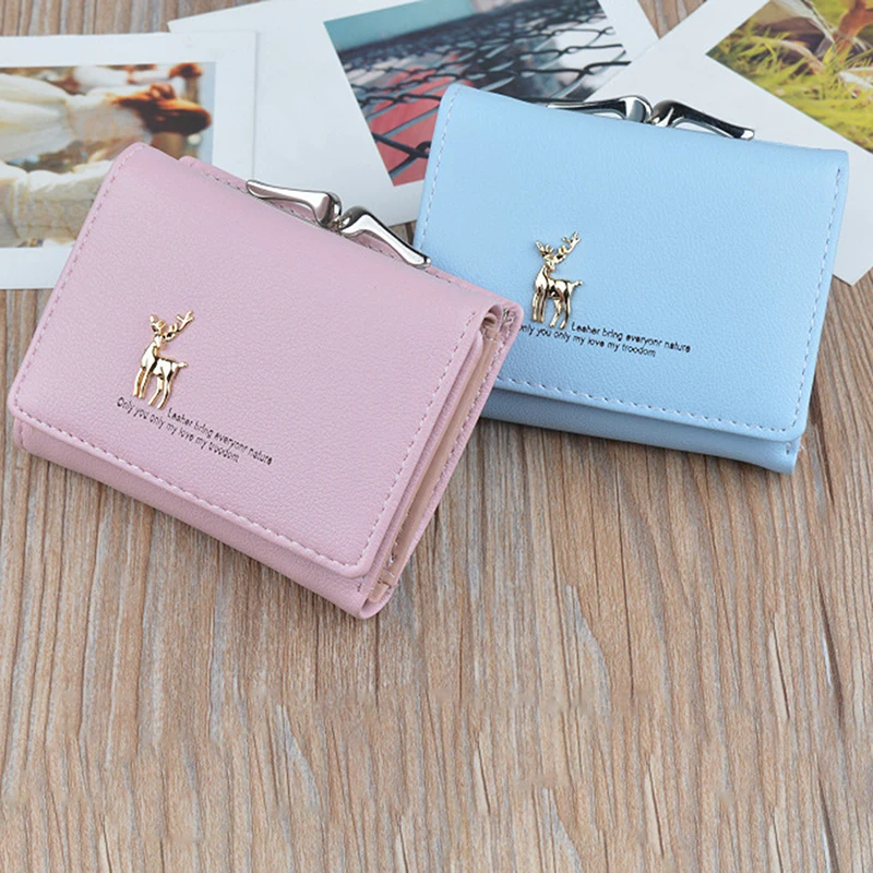 Cute Deer Women Mini Wallet Short Leather Wallet Girl Folding Wallets Clutch Pu Card Holder Ladies Retro Mini Coin Purses New
Cute Deer Women Mini Wallet Short Leather Wallet Girl Folding Wallets Clutch Pu Card Holder Ladies Retro Mini Coin Purses New