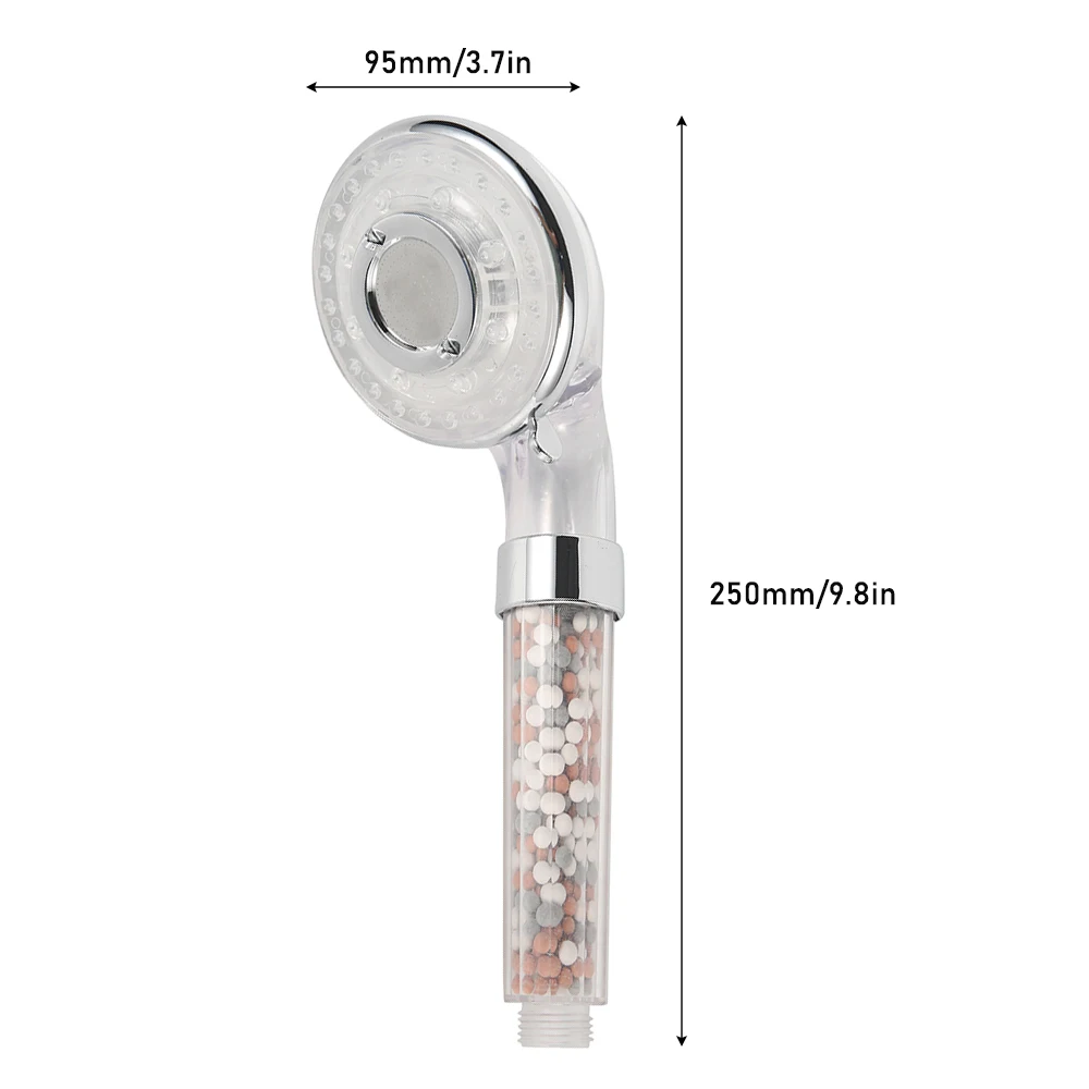 Everso Four-speed Switch Pressurized Shower Adjustable Jetting High Pressure Shower Head Saving Water Filter Transparent Shower
Everso Four-speed Switch Pressurized Shower Adjustable Jetting High Pressure Shower Head Saving Water Filter Transparent Shower