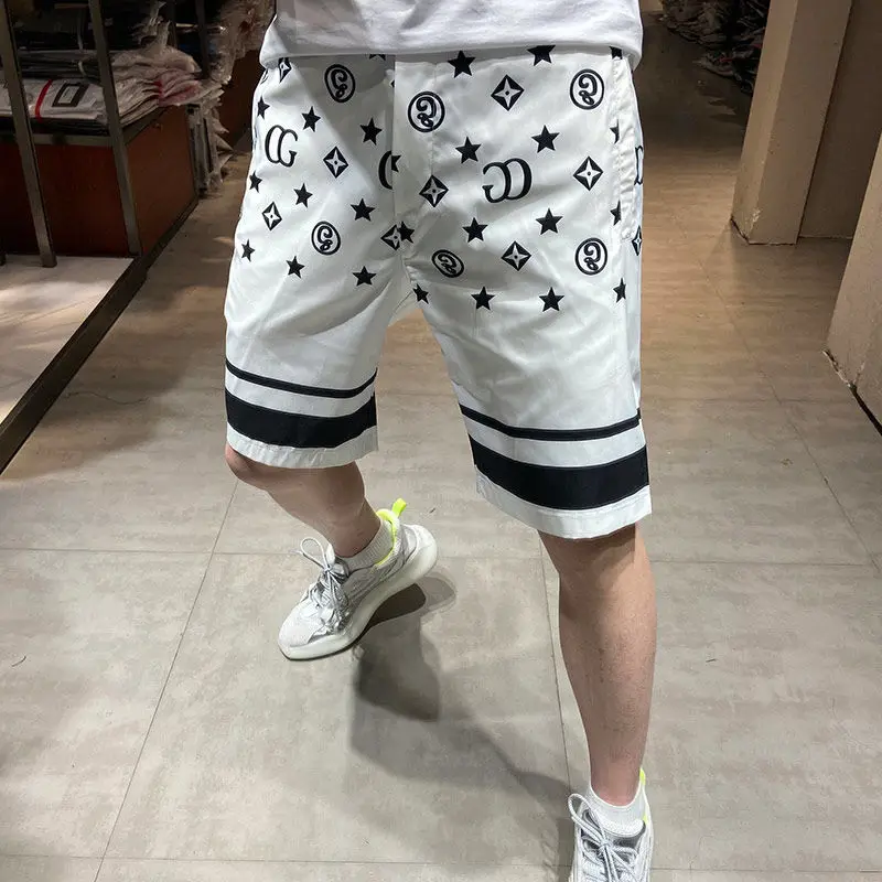 Trendy printed shorts men's sports casual pants hip hop slim fashion brand handsome sports loose Capris
Trendy printed shorts men's sports casual pants hip hop slim fashion brand handsome sports loose Capris